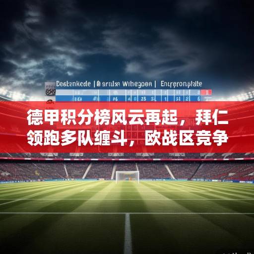 德甲积分榜风云再起，拜仁领跑多队缠斗，欧战区竞争白热化，保级战悬念丛生