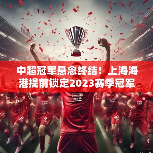 中超冠军悬念终结！上海海港提前锁定2023赛季冠军，创历史新篇