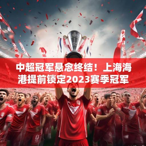 中超冠军悬念终结！上海海港提前锁定2023赛季冠军，创历史新篇