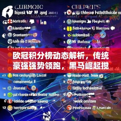 欧冠积分榜动态解析，传统豪强强势领跑，黑马崛起搅争冠格局