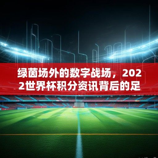 绿茵场外的数字战场，2022世界杯积分资讯背后的足球经济学与全球影响力