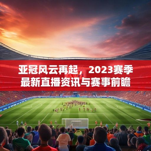 亚冠风云再起,2023赛季最新直播资讯与赛事前瞻 亚冠风云再起,2023赛季最新直播资讯与赛事前瞻