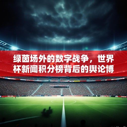 绿茵场外的数字战争，世界杯新闻积分榜背后的舆论博弈