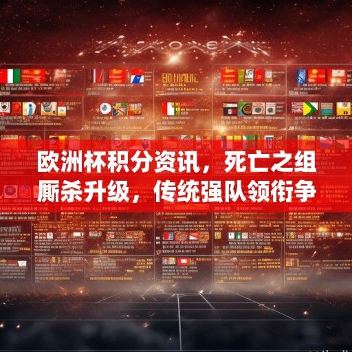 欧洲杯积分资讯，死亡之组厮杀升级，传统强队领衔争冠格局